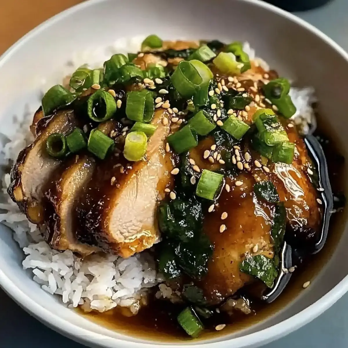 Irresistible Caramelised Soy Chicken in Garlic Ginger Broth 5 Caramelised Soy Chicken
