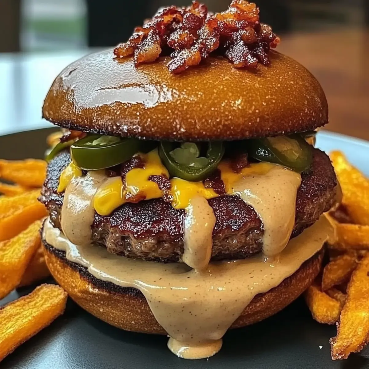 Smoked Cheddar Jalapeño Burgers: A Flavor Explosion at Home 4 023d0a0d 7477 4d7a abcd 6d01fd045b3cbr znoofo