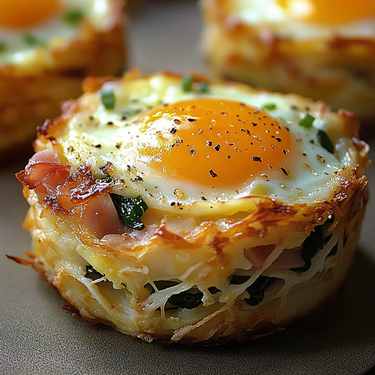 Baked Eggs Napoleon