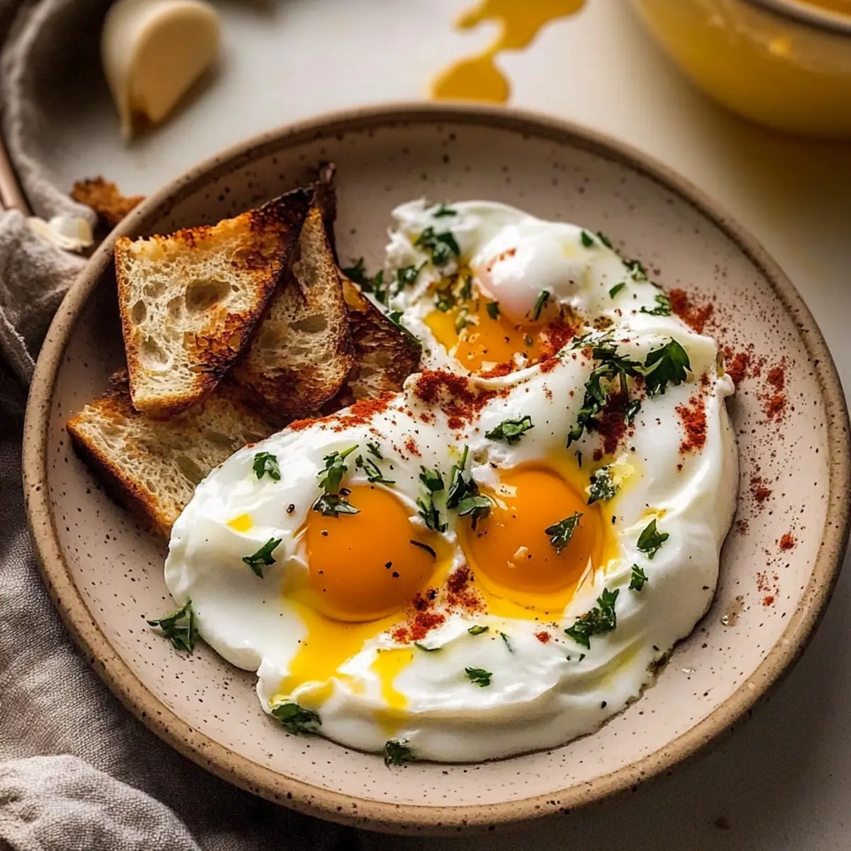 Turkish Eggs with Creamy Yogurt