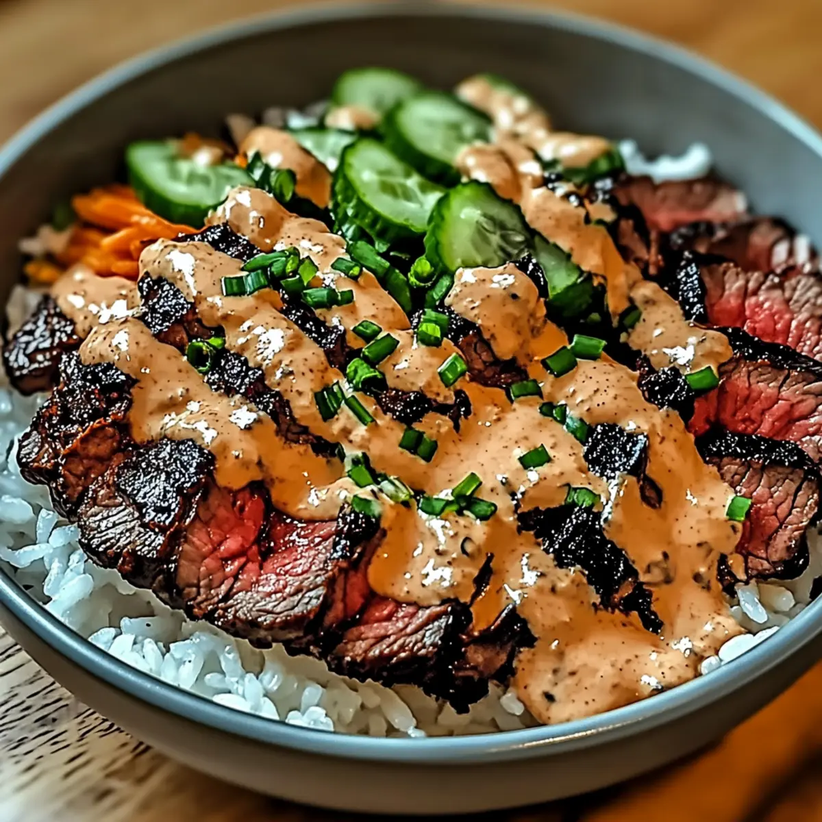 Korean BBQ Steak Rice
