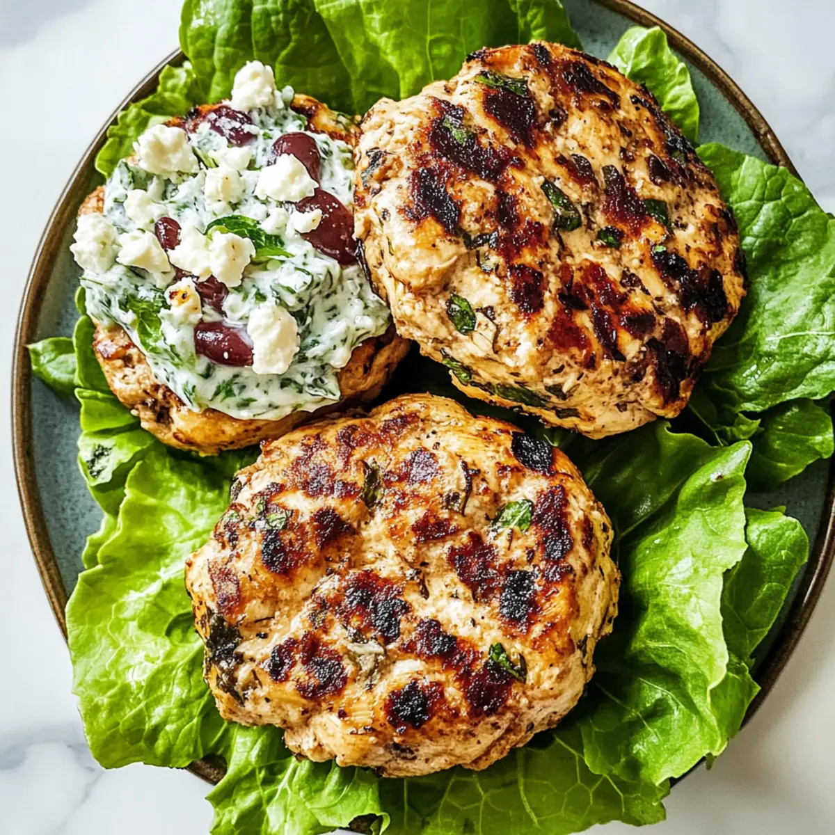 Greek Chicken Burgers Bursting with Mediterranean Flair 5 Greek Chicken Burgers