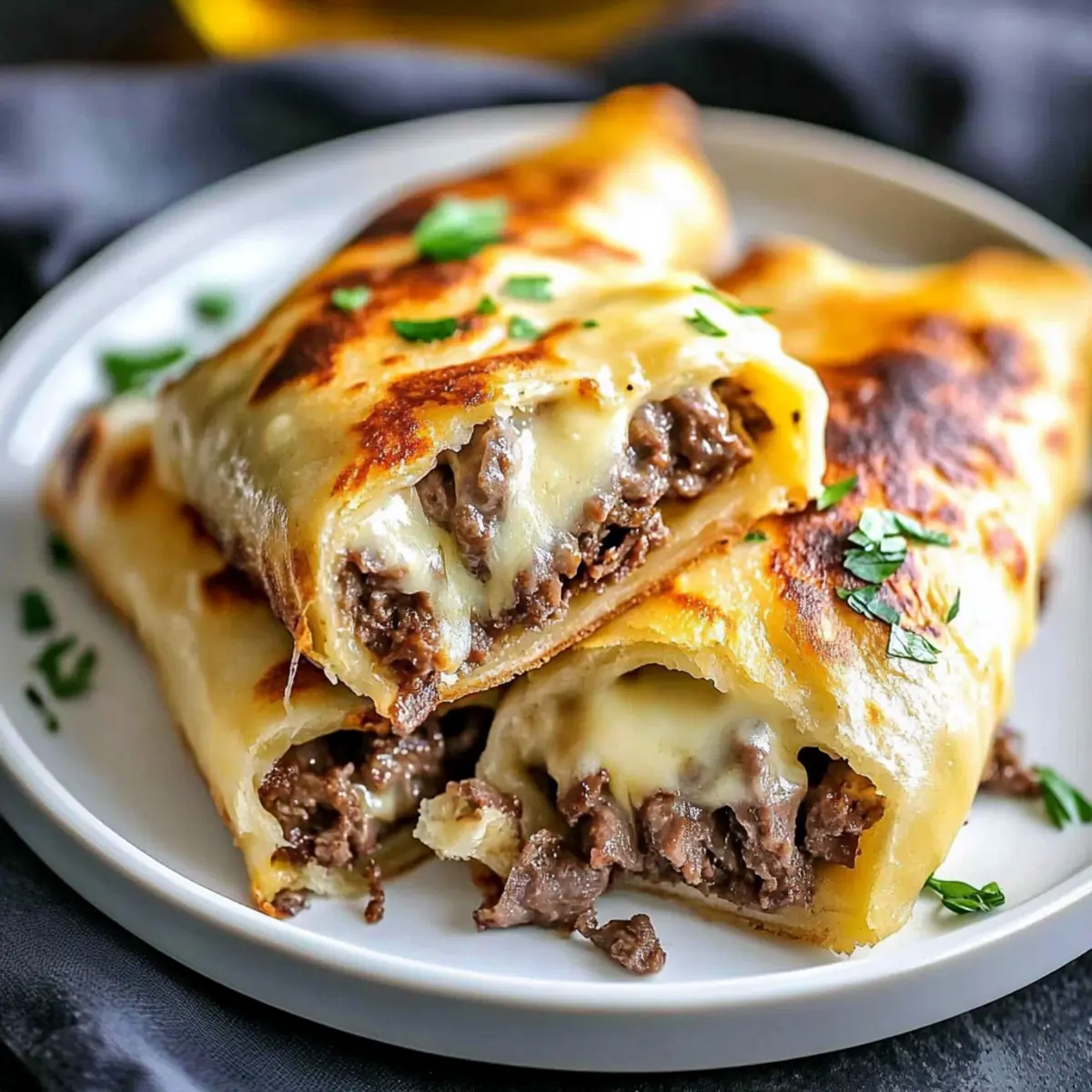 Keto Philly Cheesesteak Rolls