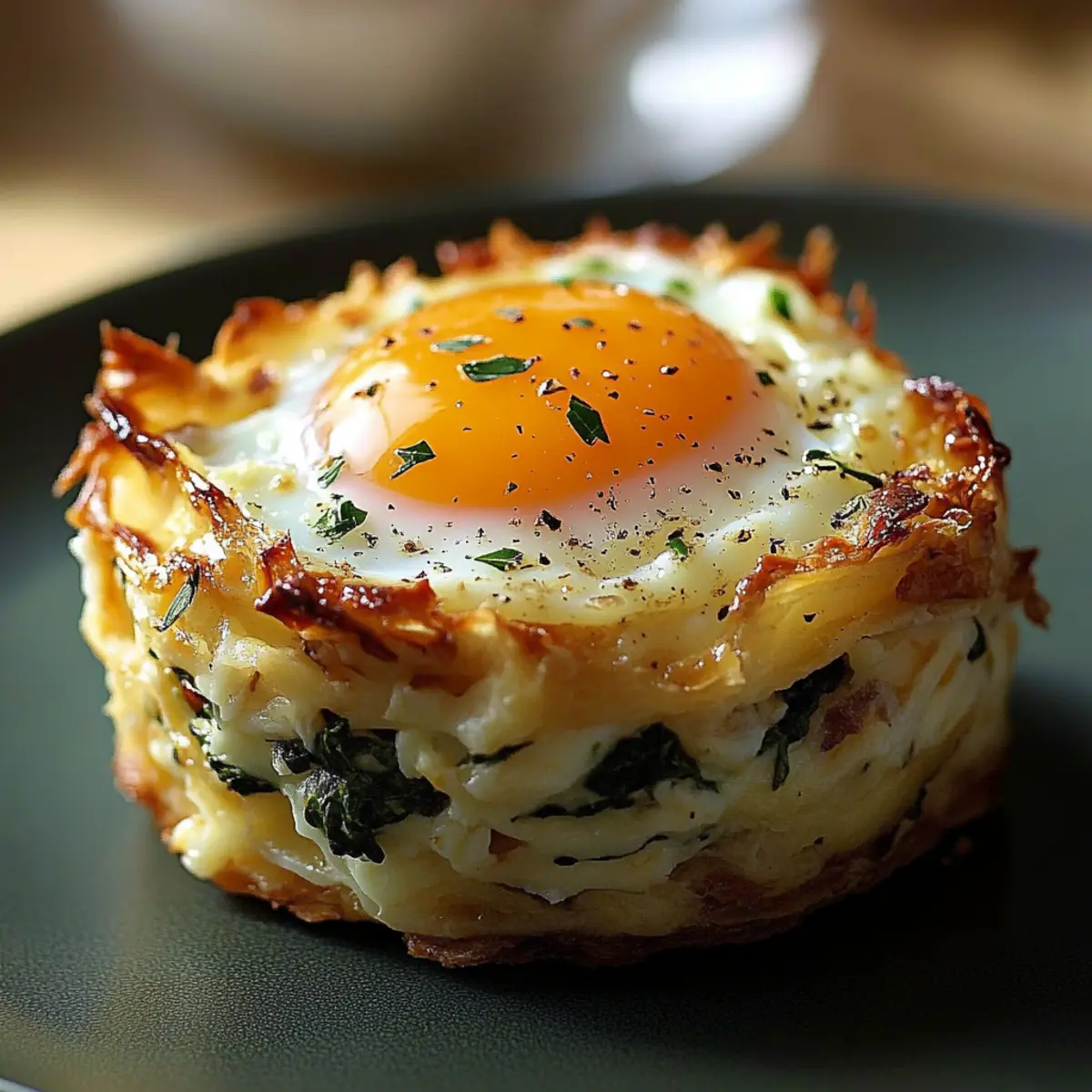 Baked Eggs Napoleon
