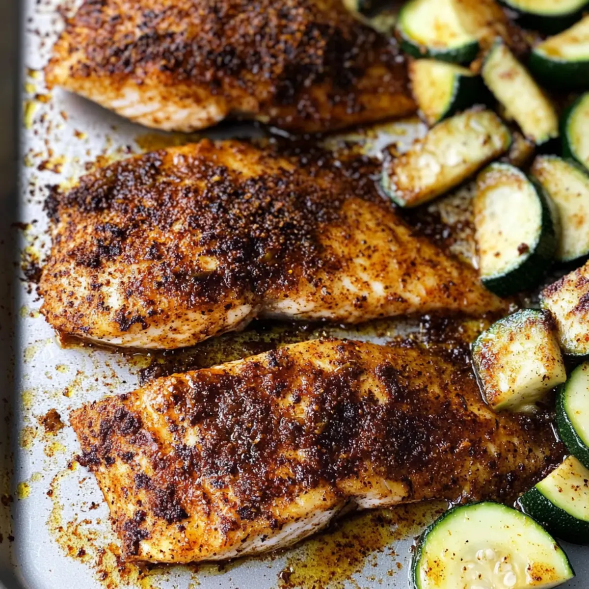 Sheet Pan Baked Blackened Tilapia in 30 Minutes Flat 5 Sheet Pan Baked Blackened Tilapia