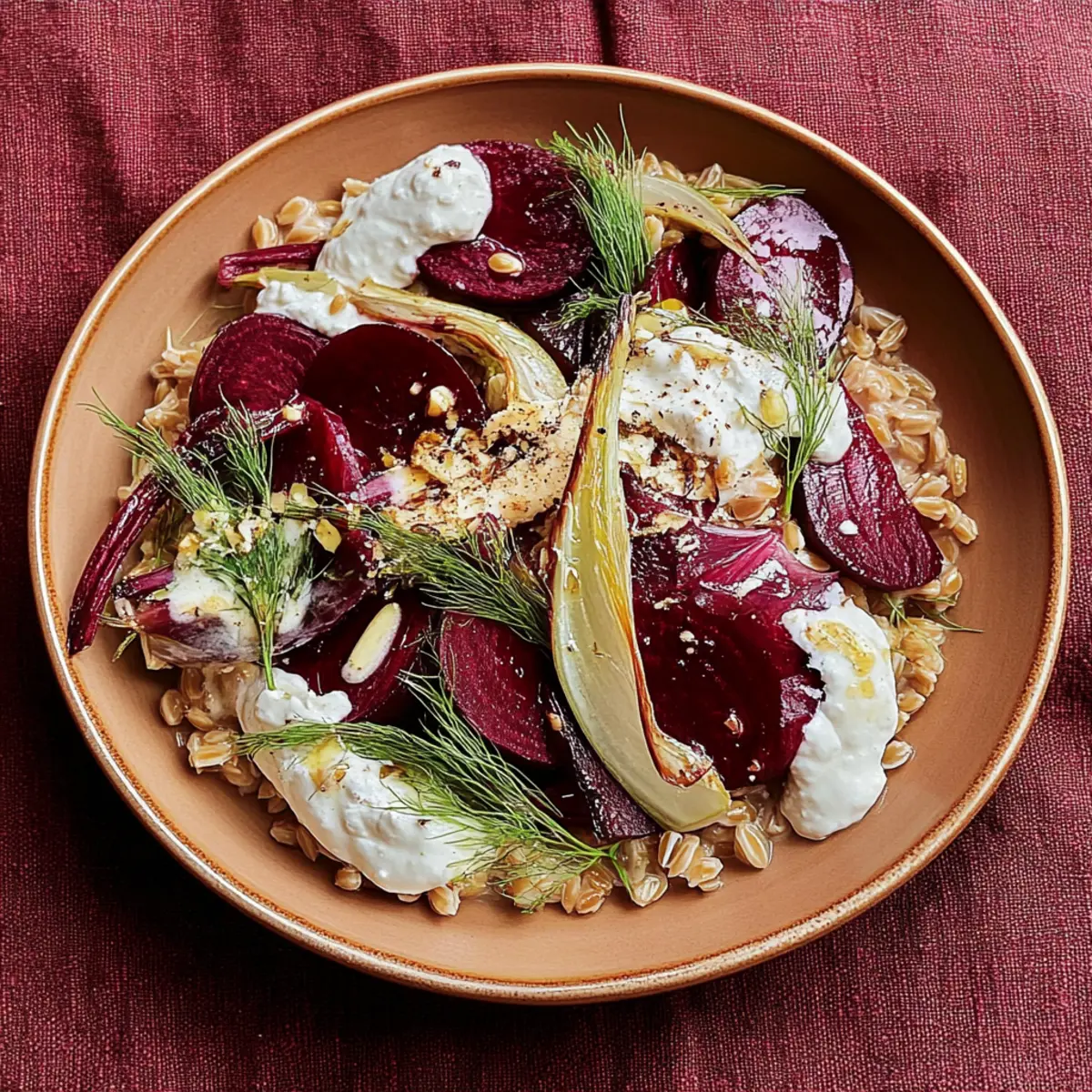 Beets and Farro Salad with Creamy Honey-Garlic Twist 3 093e7201 cd91 46f2 9a85 9c950bdbc0aabl qzvp0z