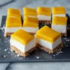 Coconut Mango Cheesecake Bars