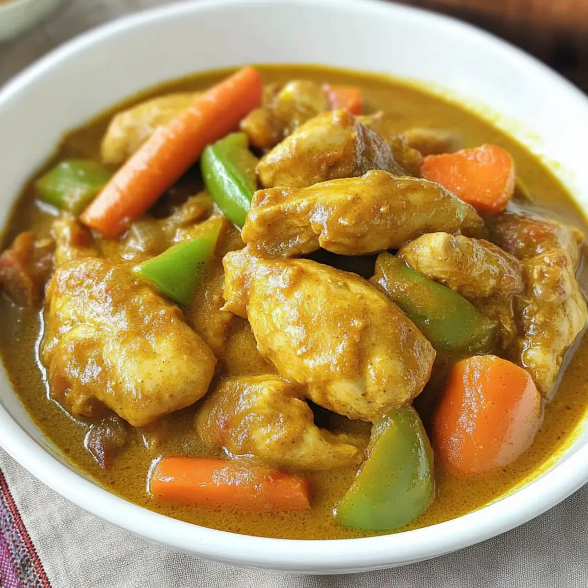 Chicken Curry with coconut milk