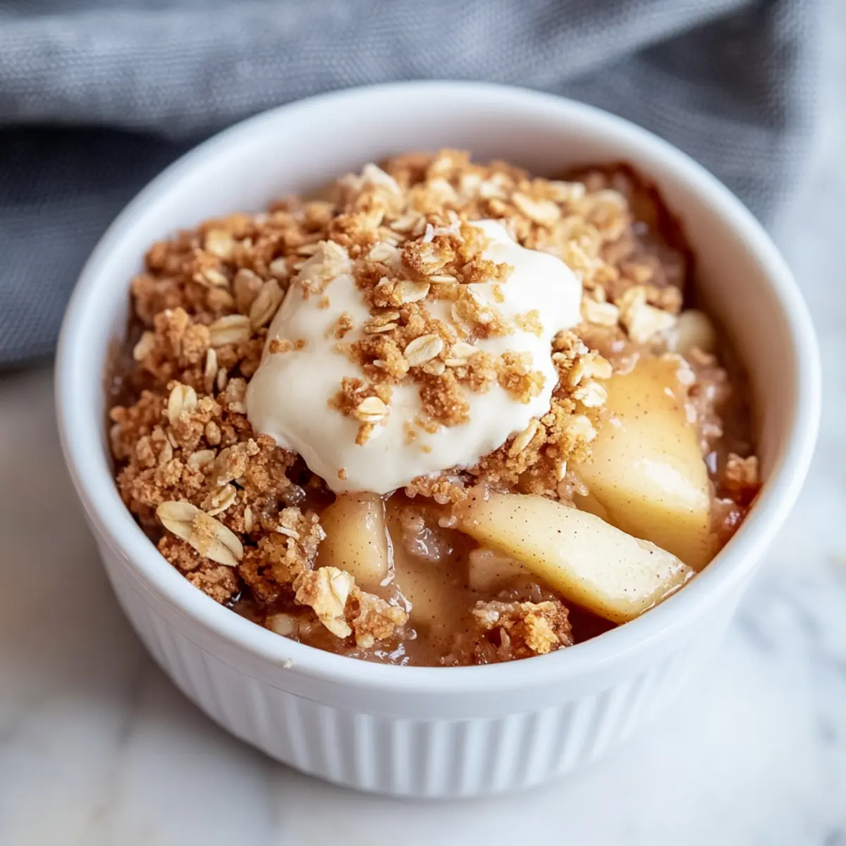 Healthy High Protein Apple Crisp for Guilt-Free Indulgence 2 42fb5c3e a8e2 4163 bbba