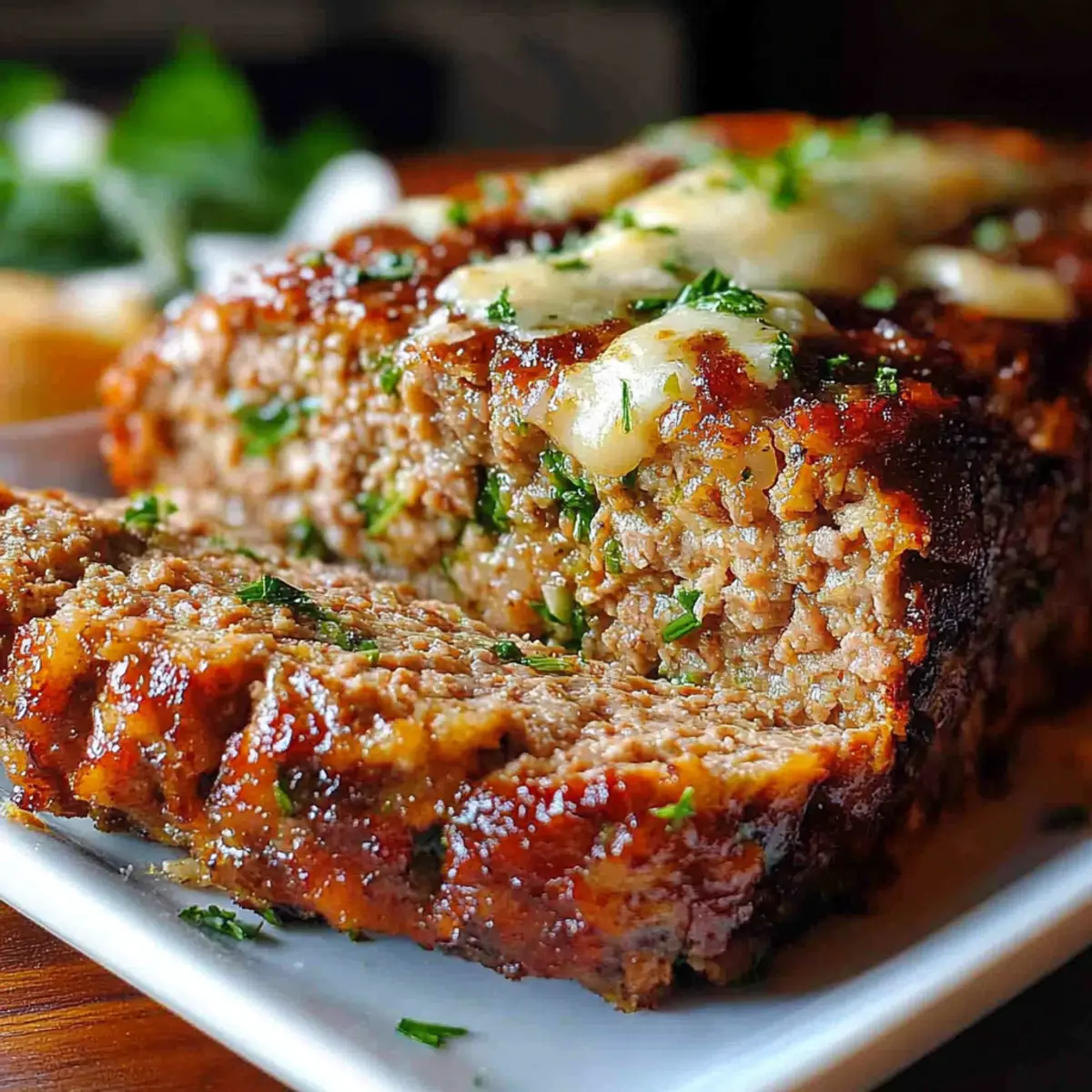 Garlic Parmesan Meatloaf