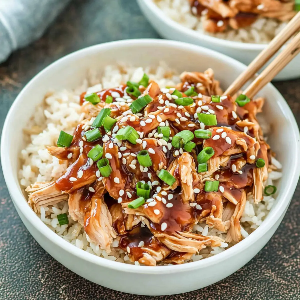 Crock Pot Teriyaki Chicken