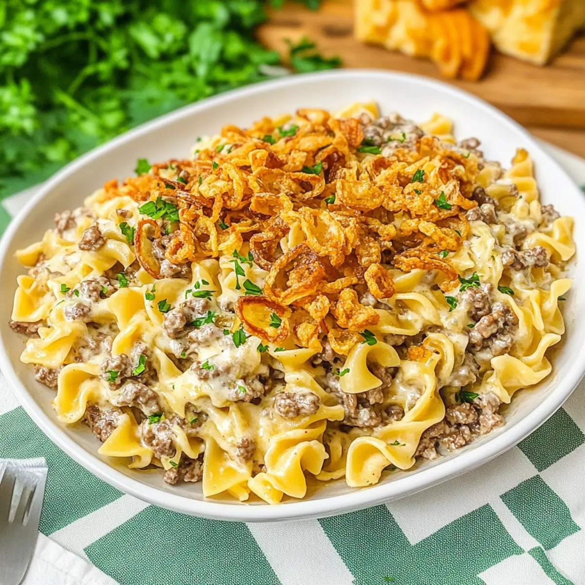 French Onion Beef Casserole