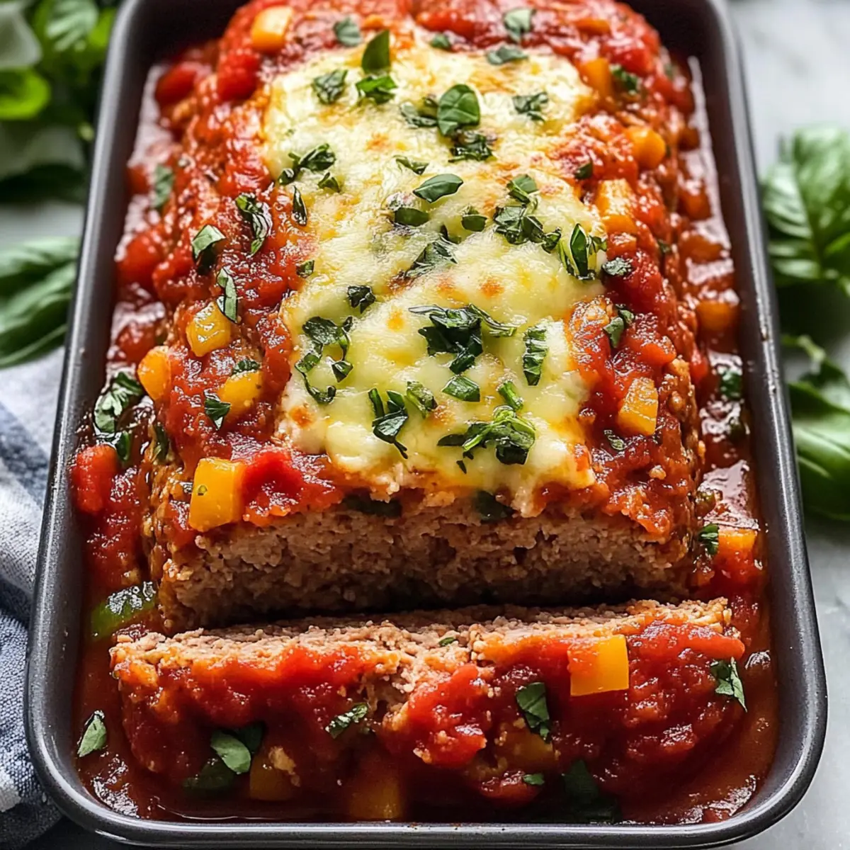 Cheesy Italian Meatloaf