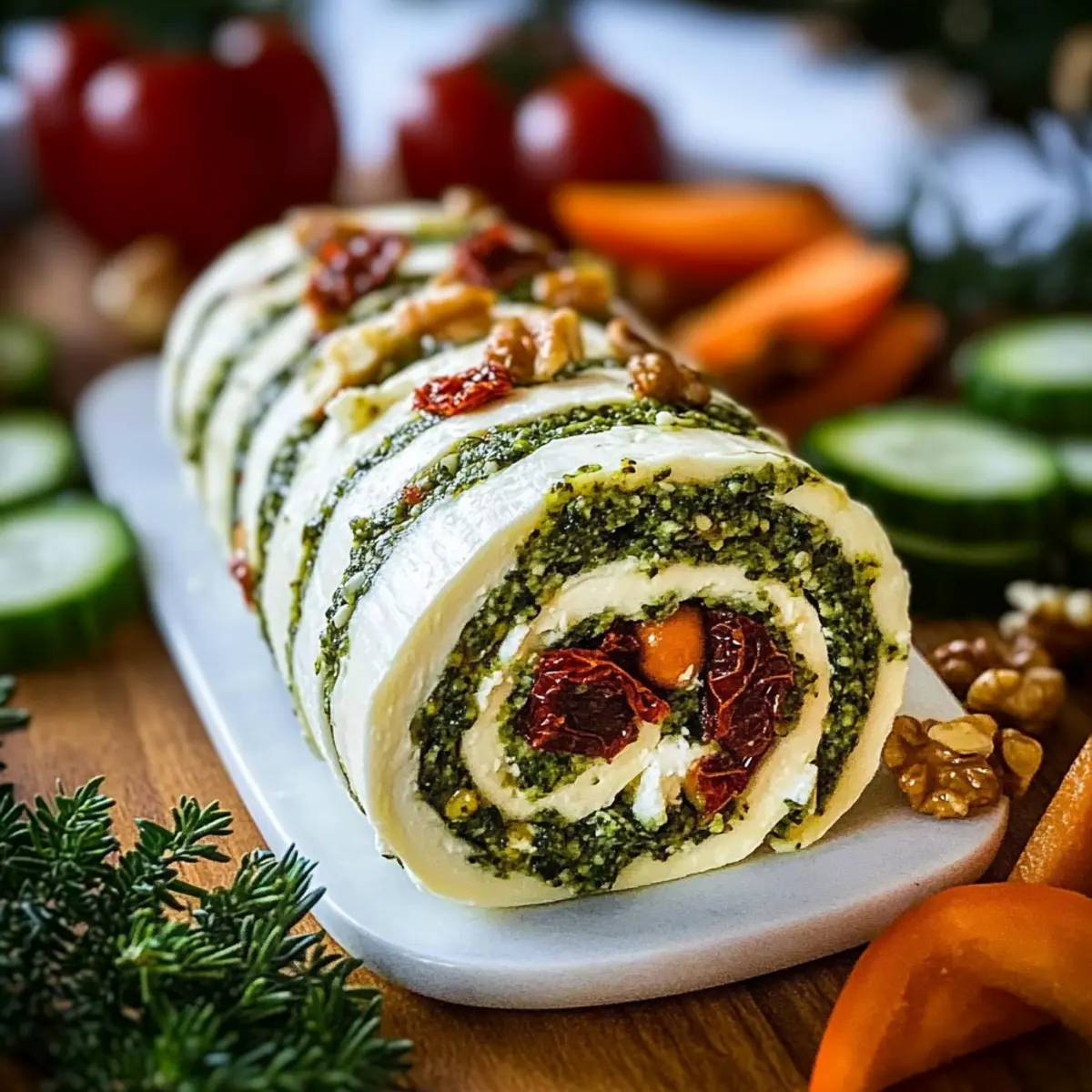 Decadent Sun Dried Tomatoes Pesto Cheese Log for Holidays 2 6ac355d4 107e 4e4f 9e7e edfe6b739c39tr wiag3p