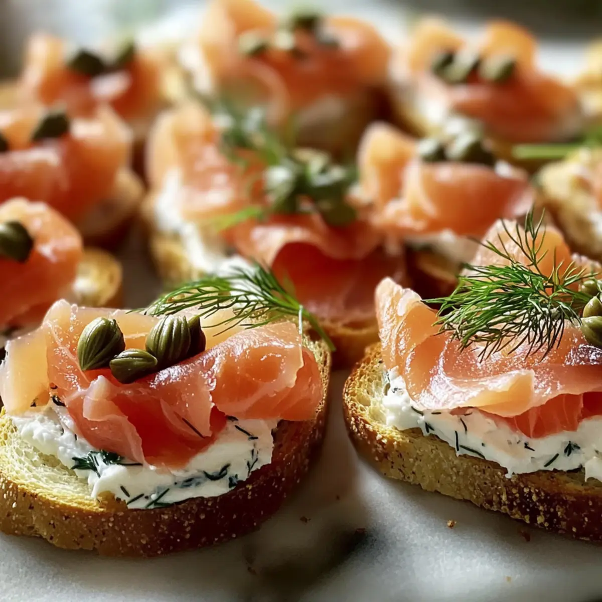 Smoked Salmon Crostini
