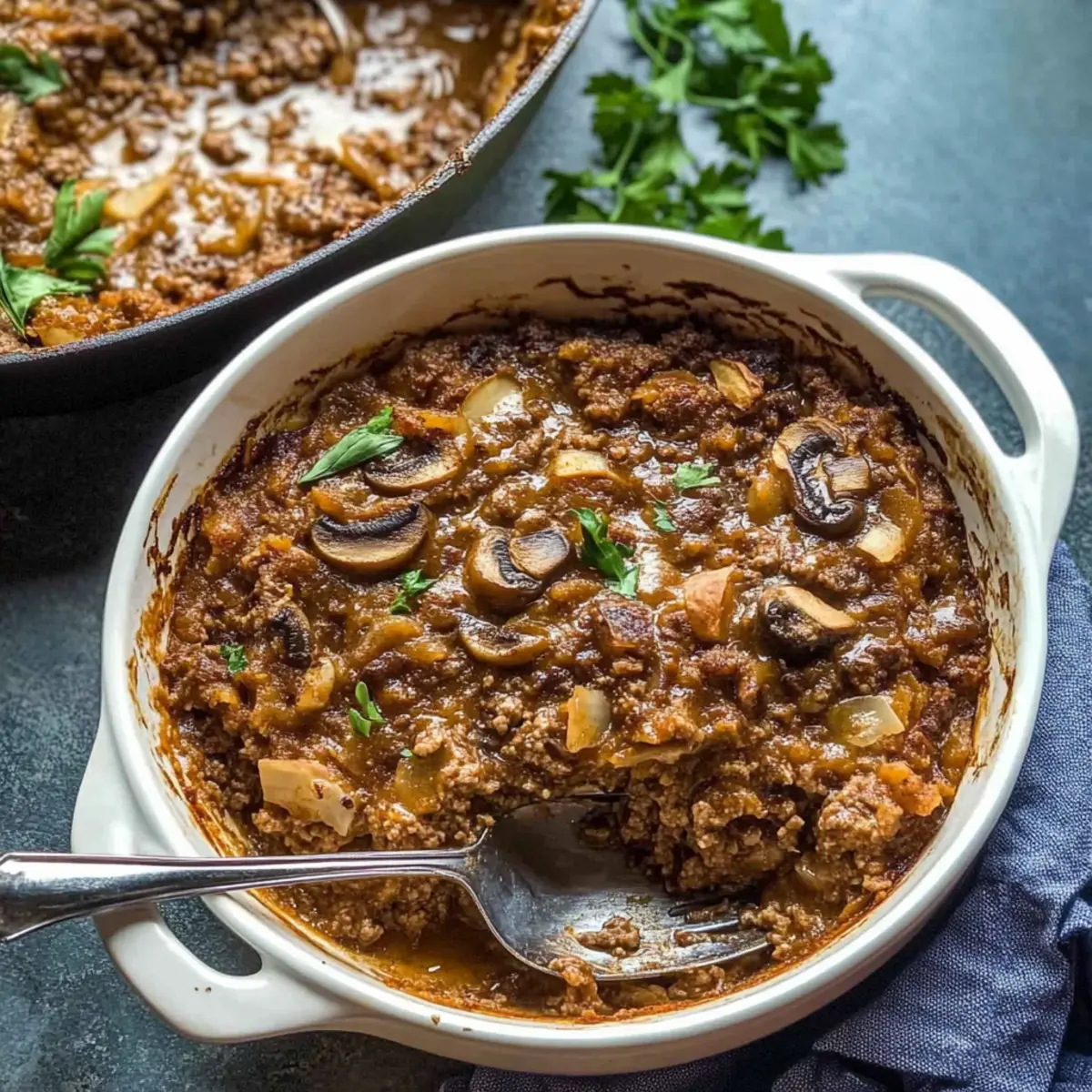 Salisbury Steak Casserole: Comfort Food Made Healthy 5 Salisbury Steak Casserole