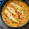 Tilapia in Roasted Pepper Sauce