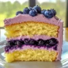 Blueberry Lemon Curd Cake