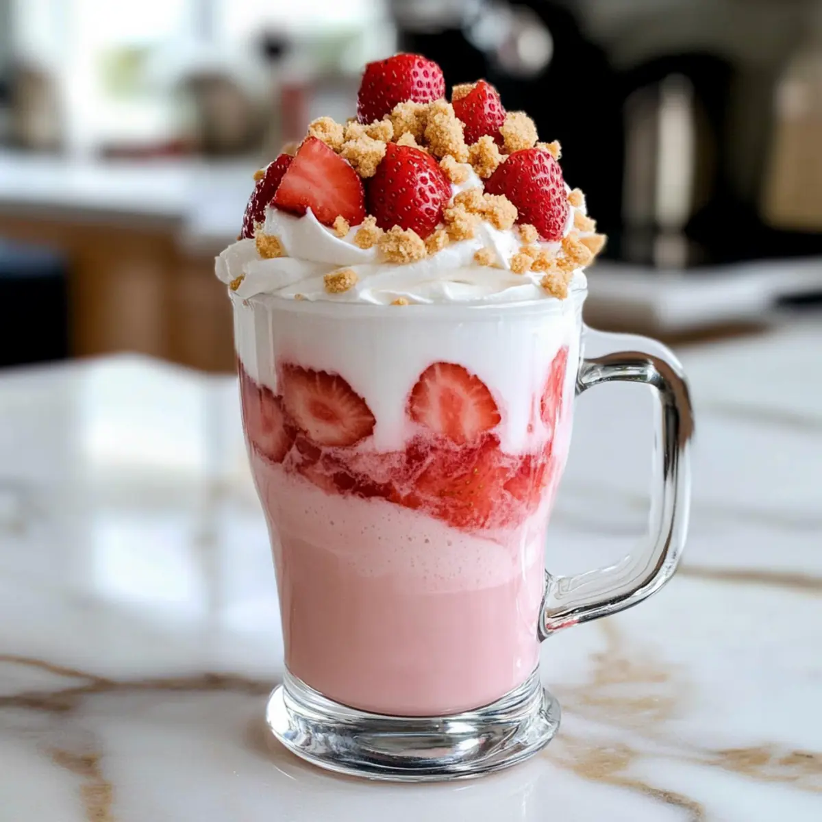 Strawberry Shortcake Latte