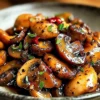 Pepper Chicken with Mushrooms