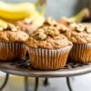 Wheat Banana Walnut Muffins