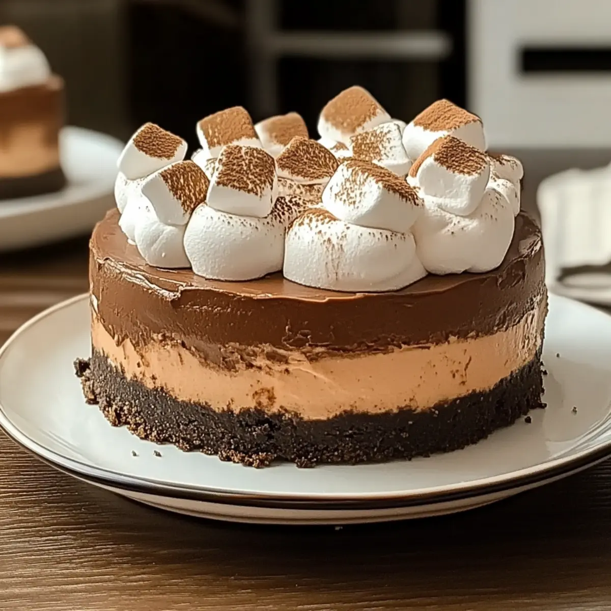 Marshmallow Whipped Cheesecake