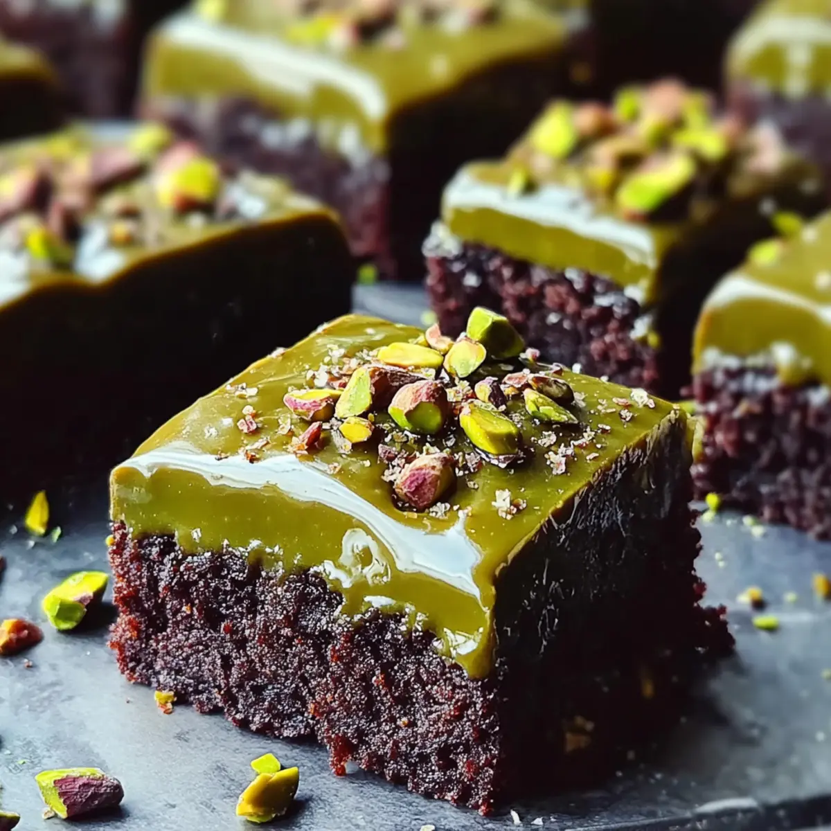 Pistachio Brownies