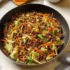 Ground Beef and Cabbage Stir Fry