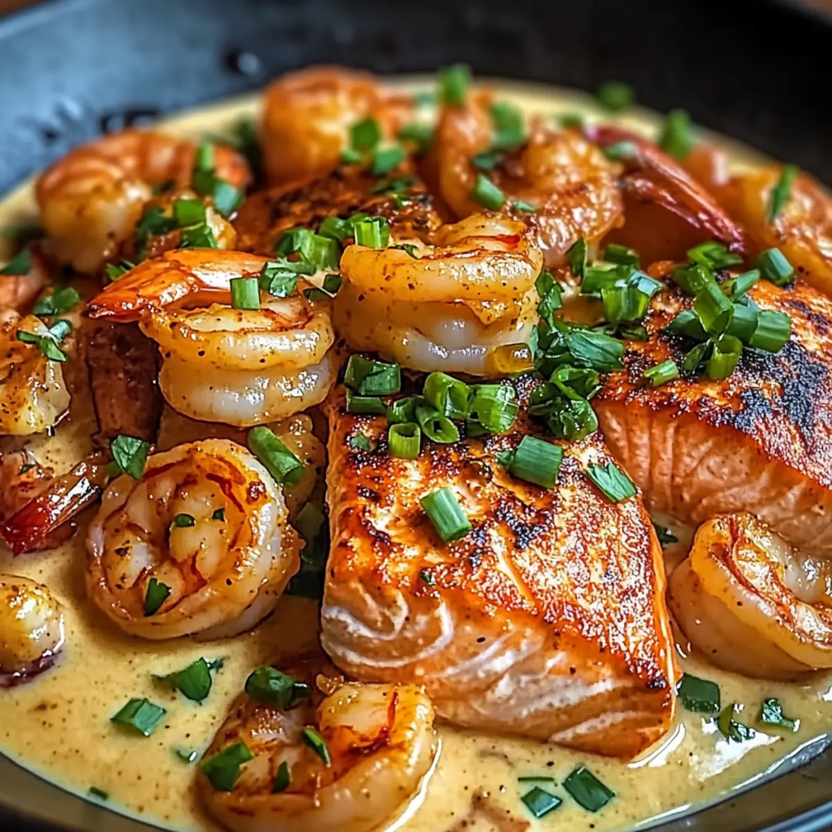 Salmon & Shrimp with Creamy Cajun Sauce in Just 30 Minutes 4 0022eda9 0e35 4ea9 b233 405d1dc44c71br evv6t6
