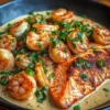Salmon & Shrimp with Creamy Cajun Sauce