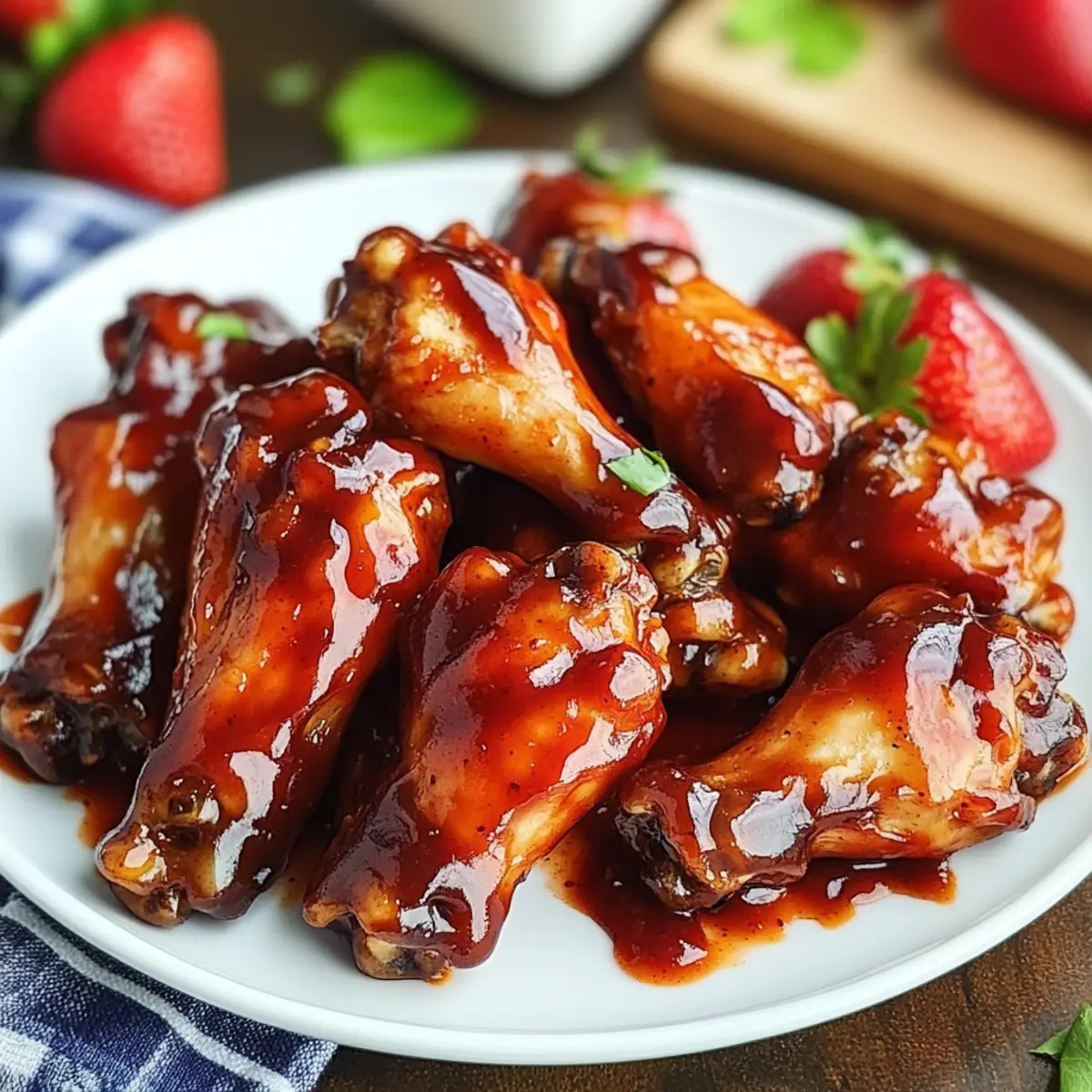 Sweet and Spicy Strawberry Barbecue Hot Wings to Love 3 00428be2 d3d7 407f 952f 5b3b265b3404bl prijj5
