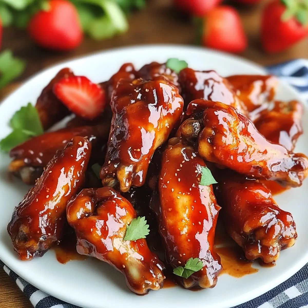 Sweet and Spicy Strawberry Barbecue Hot Wings to Love 4 00428be2 d3d7 407f 952f 5b3b265b3404br hibmkw