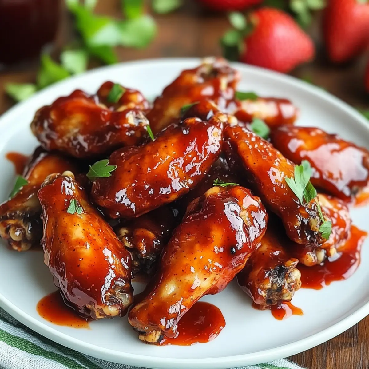 Sweet and Spicy Strawberry Barbecue Hot Wings to Love 2 00428be2 d3d7 407f 952f 5b3b265b3404tr zsy8zp