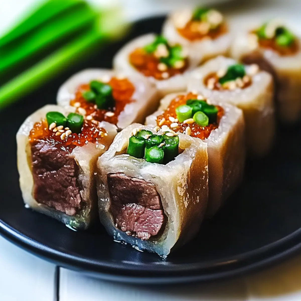 Mouthwatering Beef Negimaki