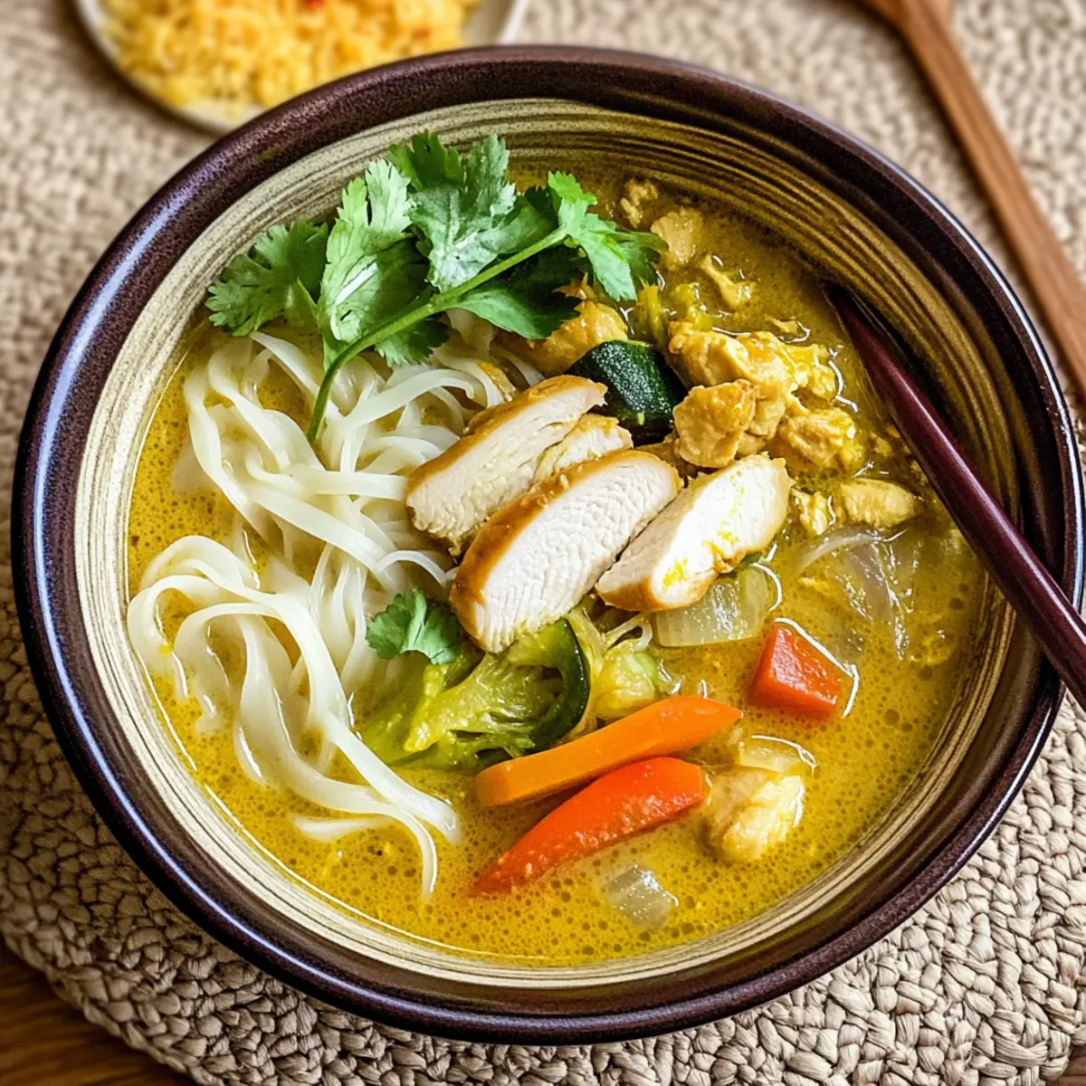 Yellow Curry Chicken Noodle