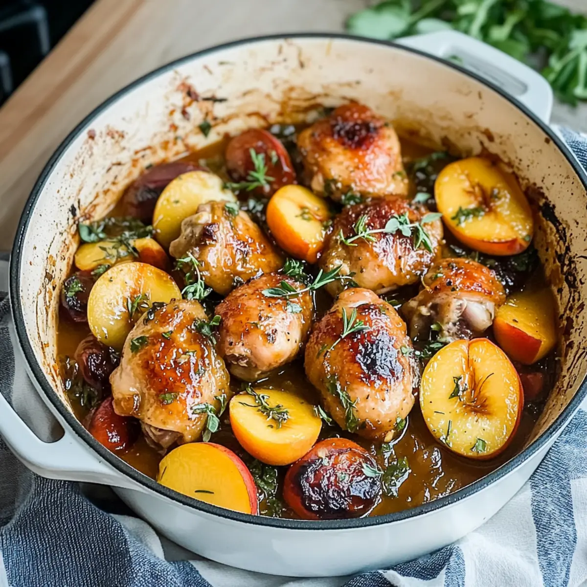 Honey Butter Peach Chicken