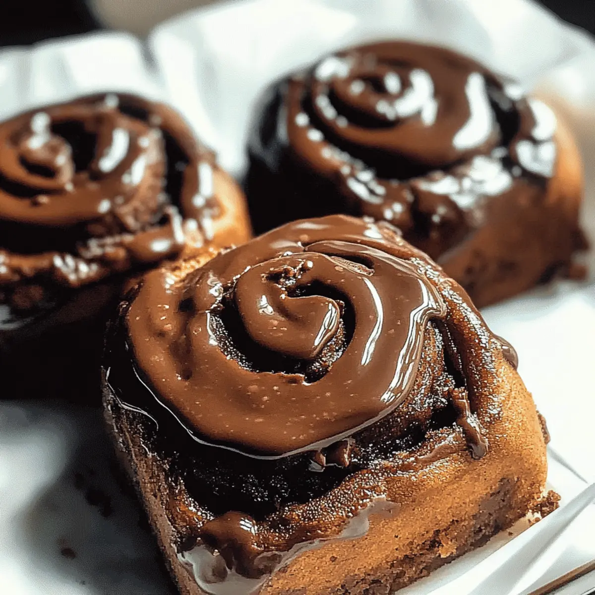 Double Chocolate Cinnamon Rolls