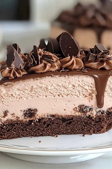 Ice Cream Chocolate Cake
