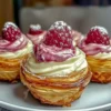 Raspberry Cream Cheese Cruffins