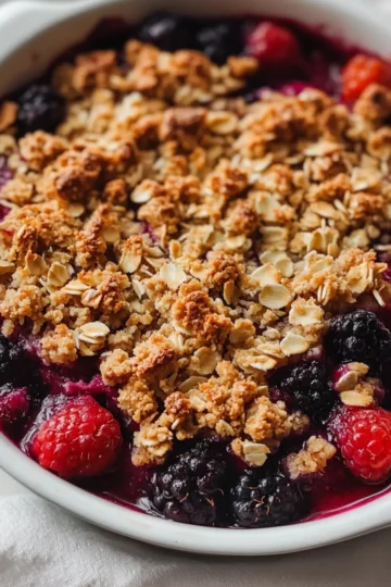 Healthy Berry Crisp