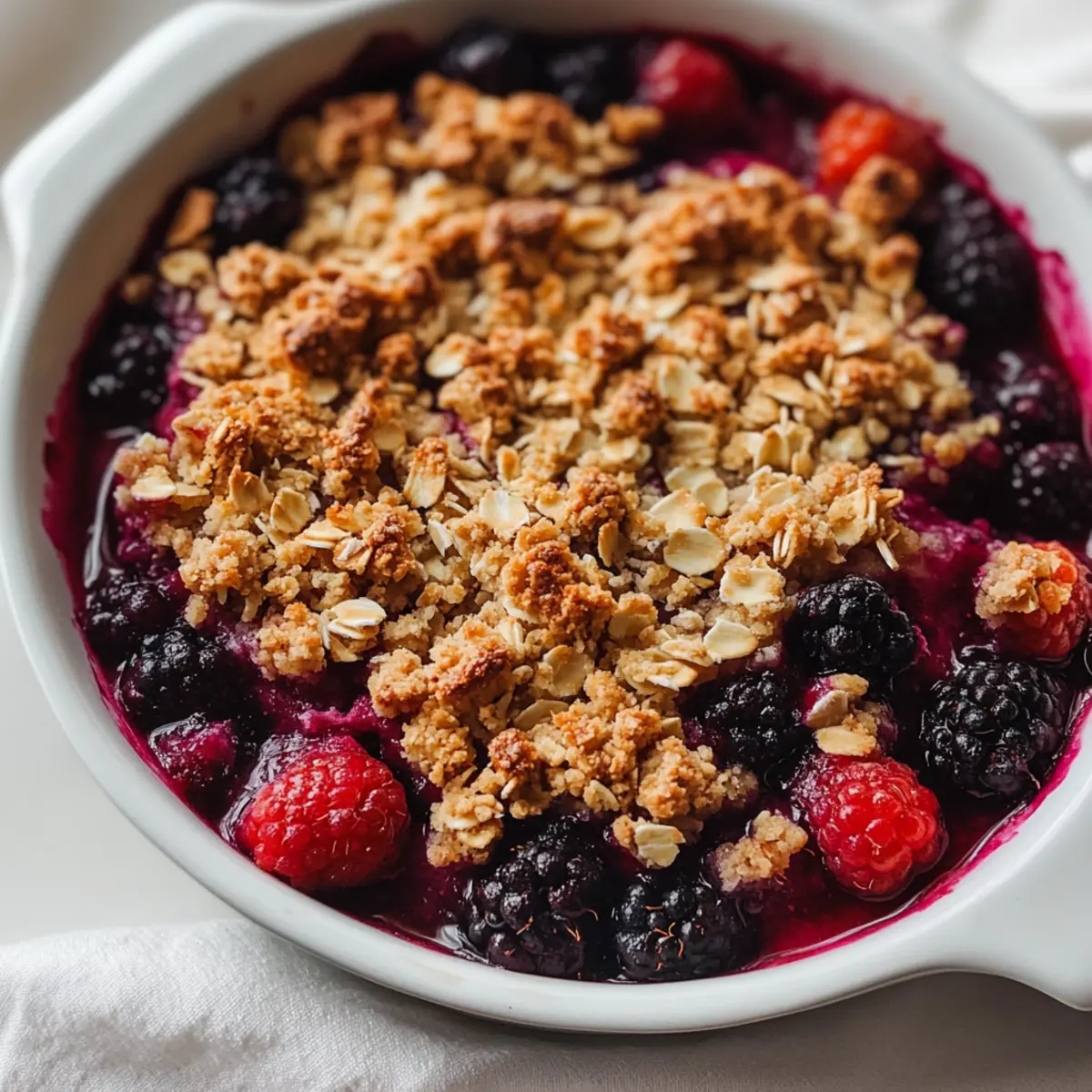 Easy Healthy Berry Crisp Your New Delicious Dessert