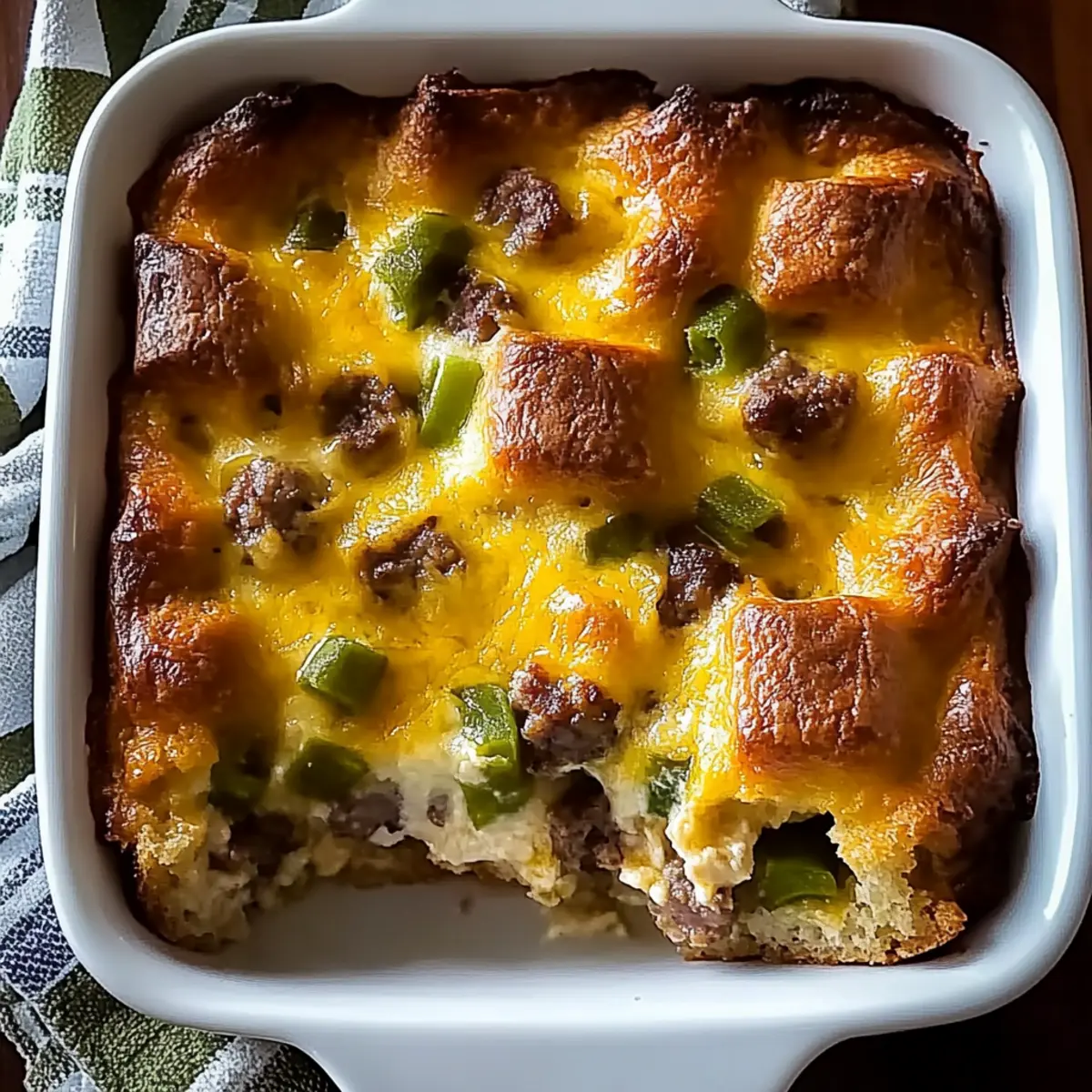 Green Chile English Muffin