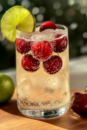 Sugar-Free Cherry Lime Sparkling Water