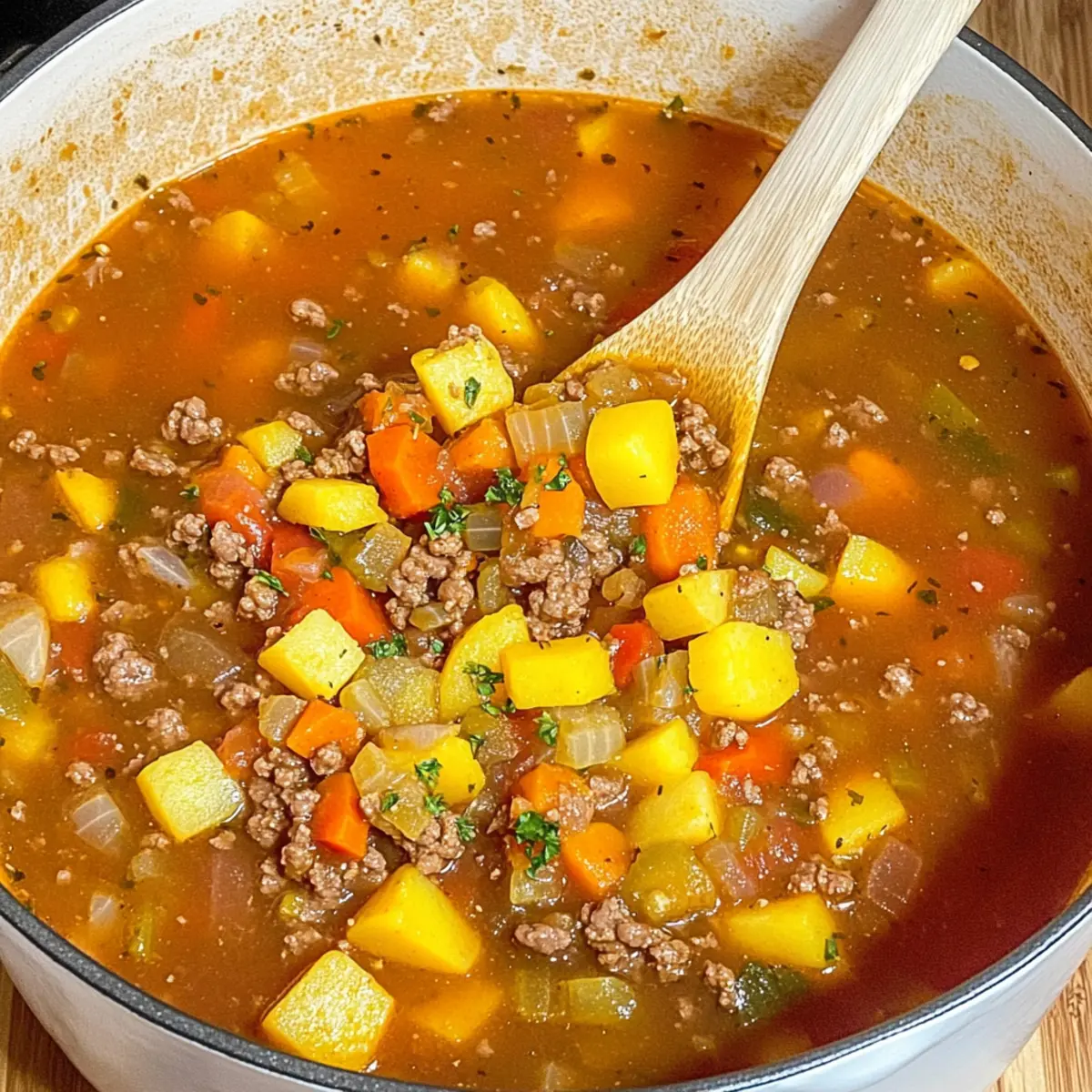Hamburger Soup Recipe