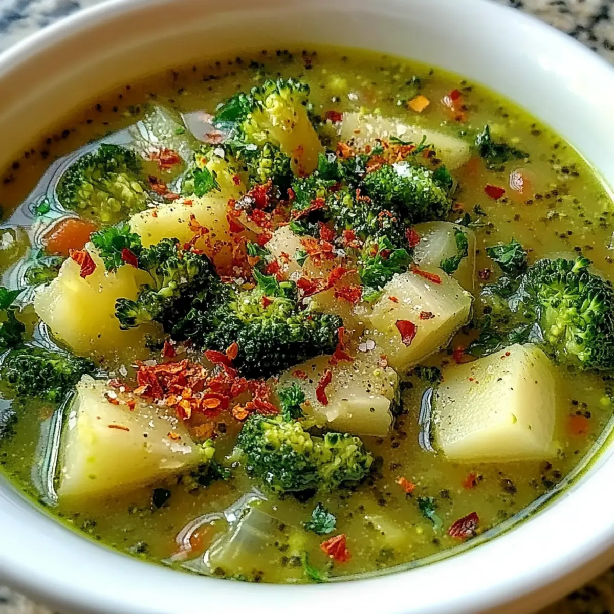 Traditional Italian Broccoli Soup
