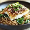 Asian Fusion Sesame-Crusted Cod