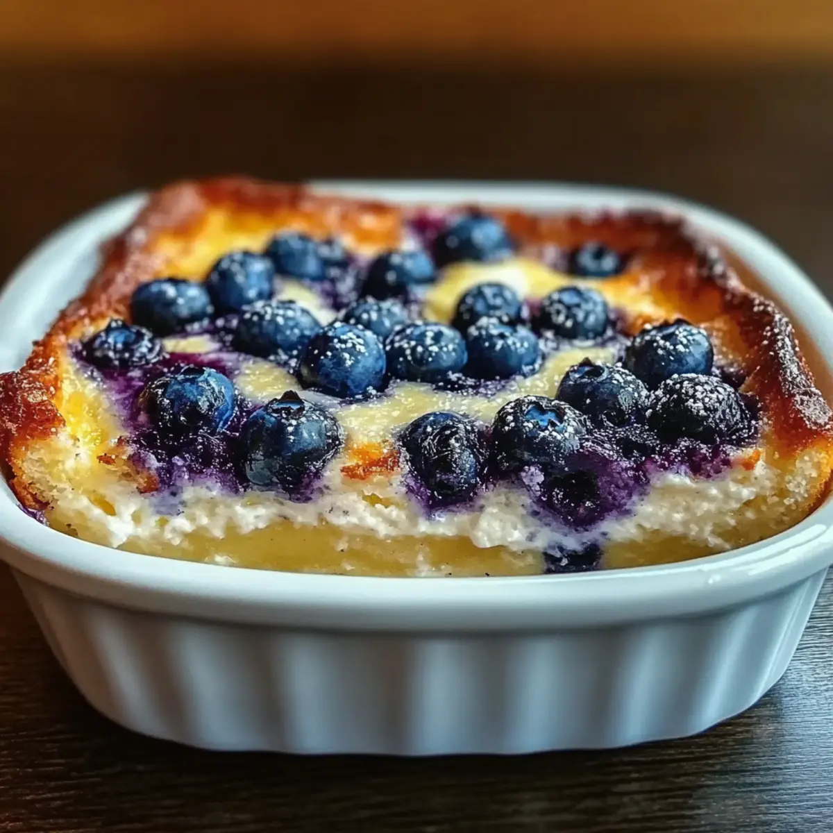 Blueberry Buttermilk Pancake Casserole