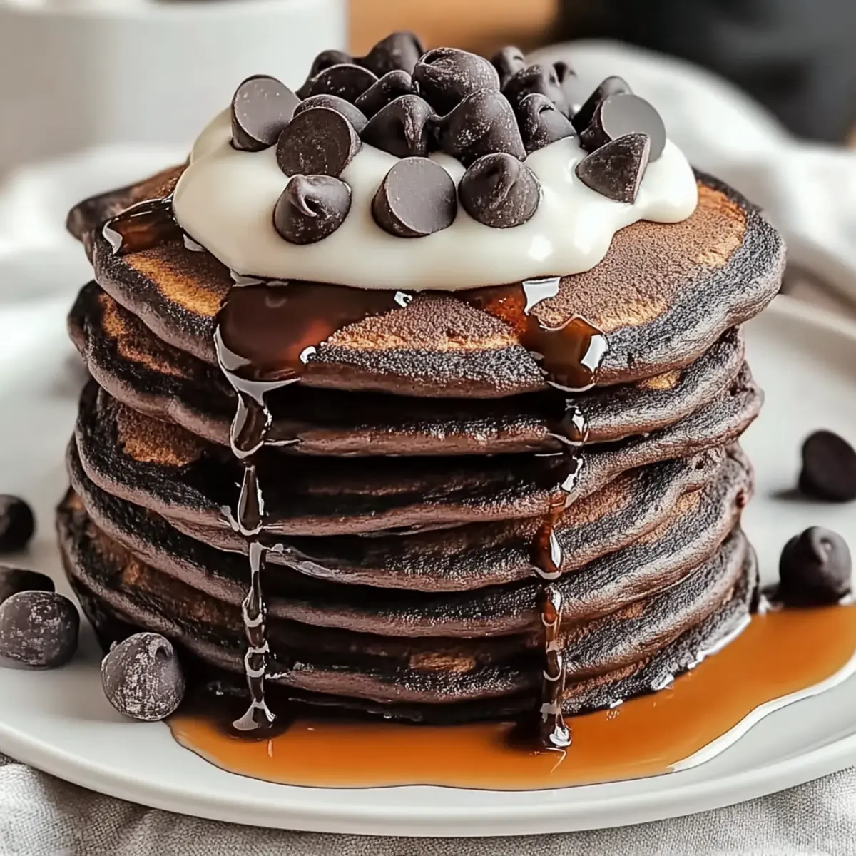 Indulgent Chocolate Pancakes