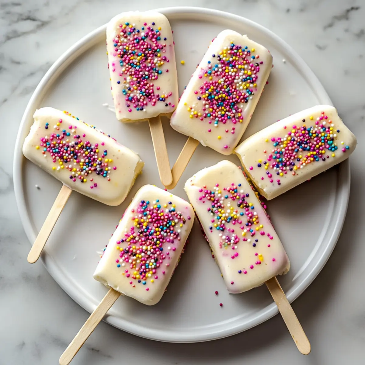 Frozen Banana Cheesecake Pops