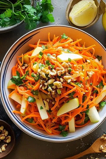 German Carrot and Apple Salad